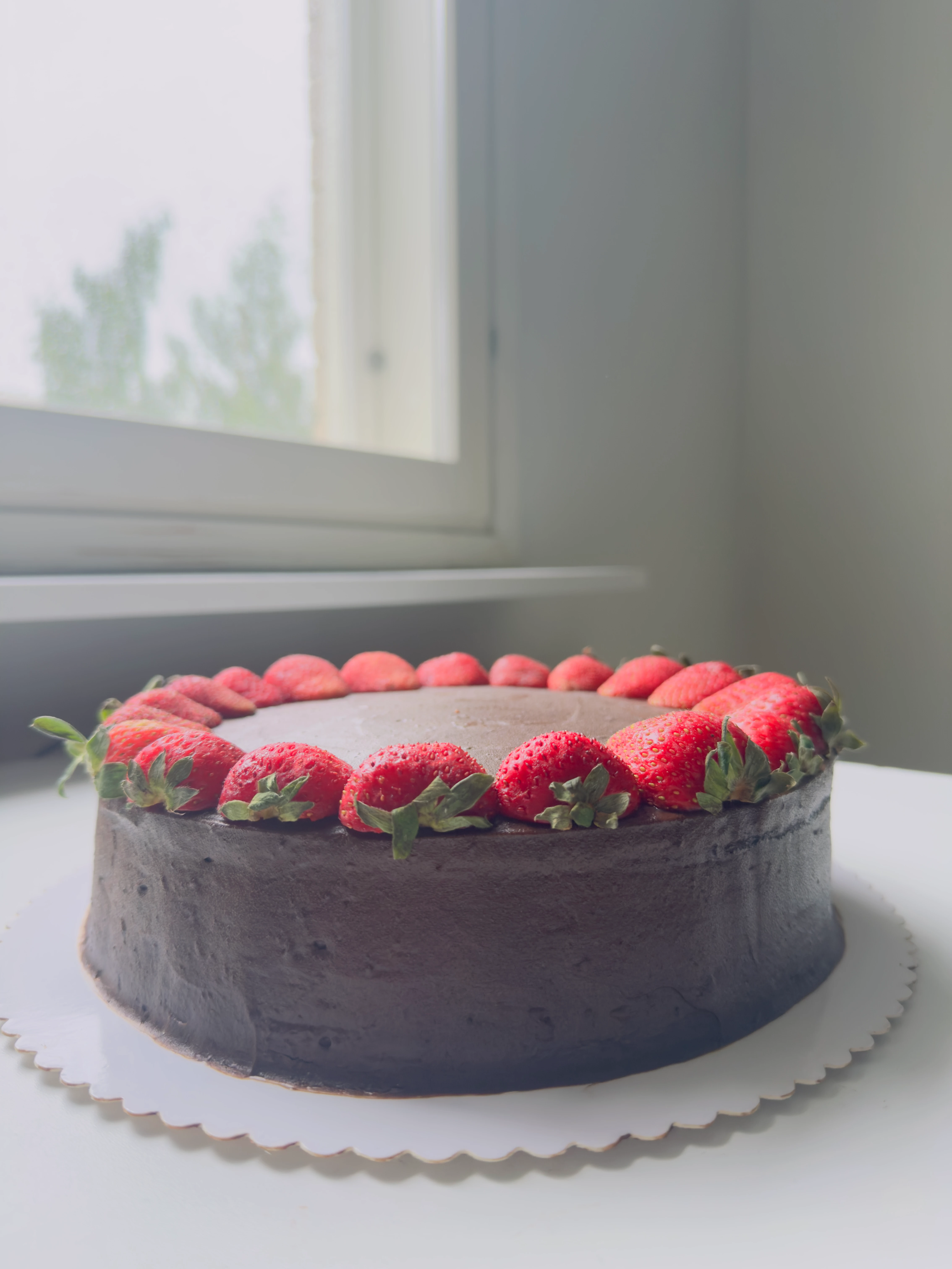 Chocolate Strawberry Celebration Cake 3