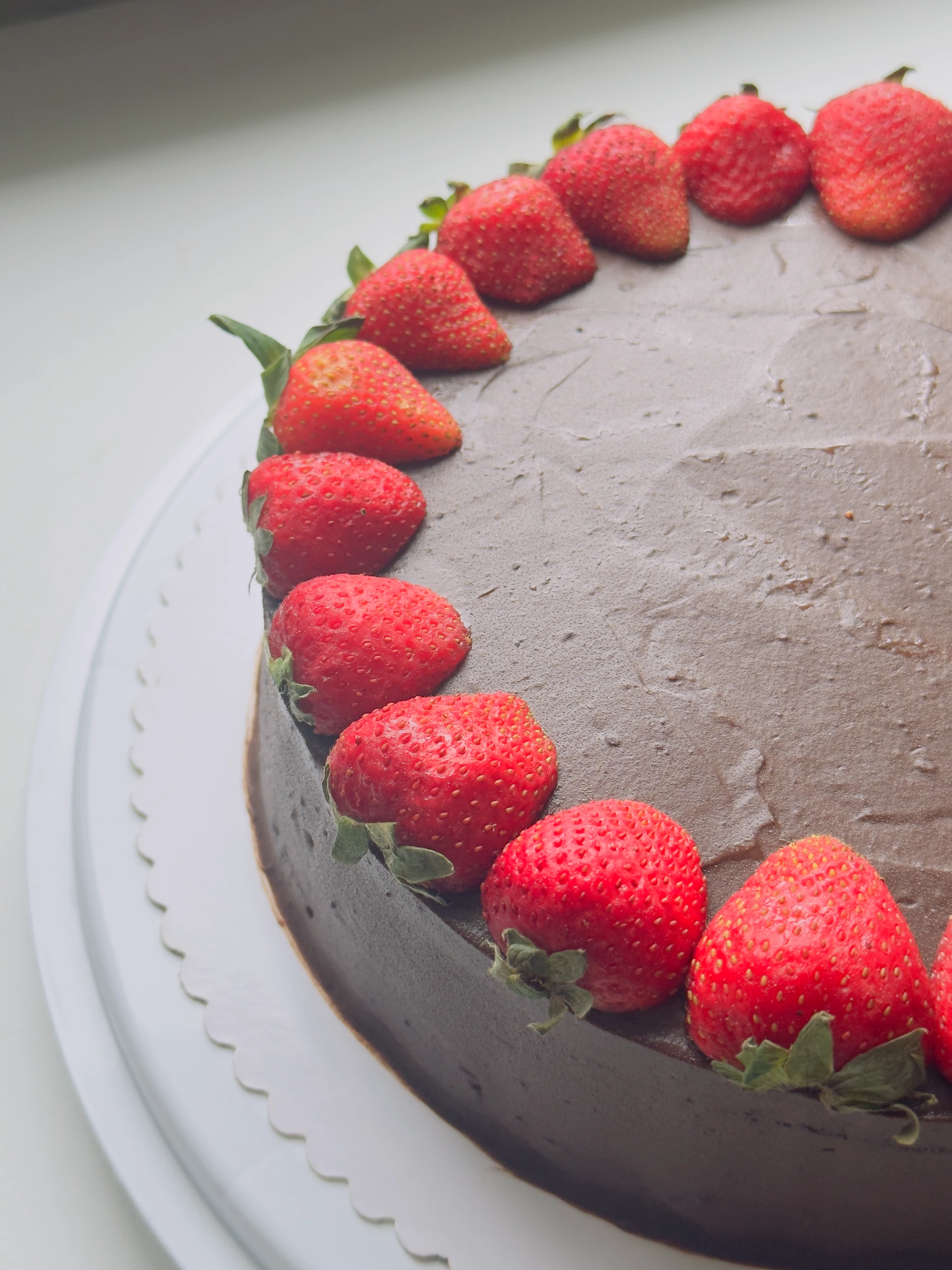 Chocolate Strawberry Celebration Cake 4
